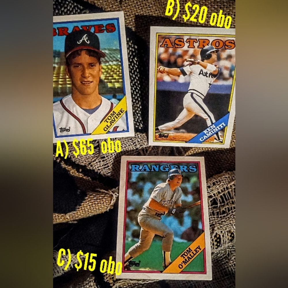 Vintage baseball cards
